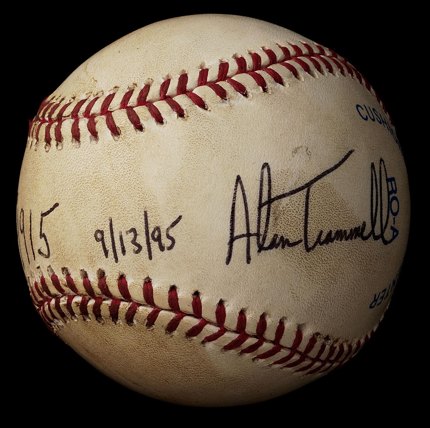 Alan Trammell Signed Game-used 2024 Baseball